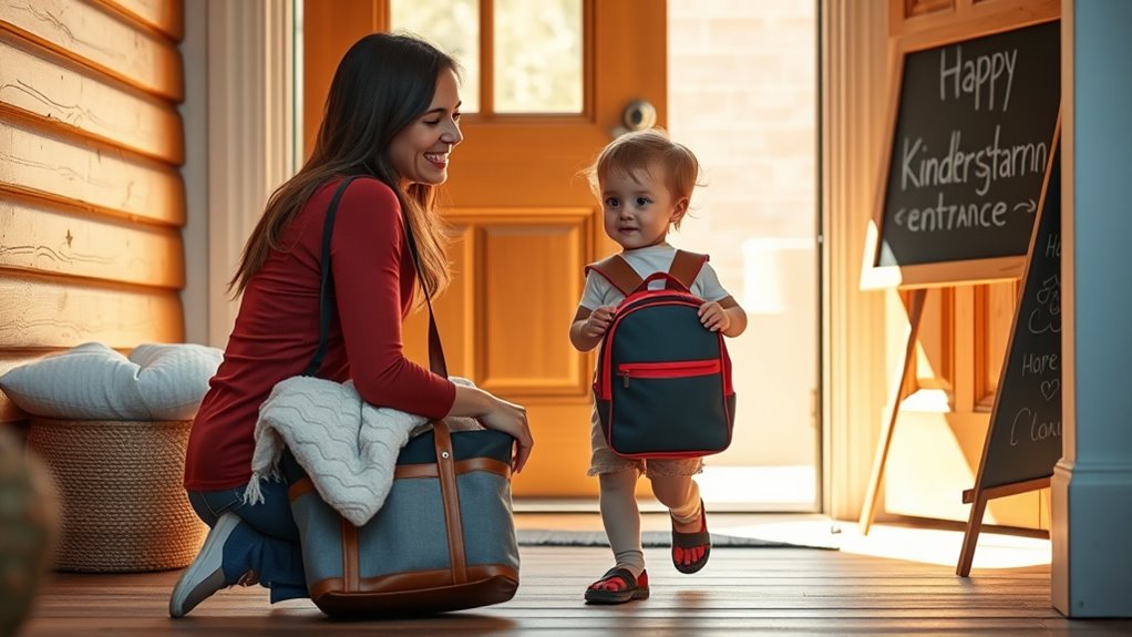 calm routines ease separation anxiety