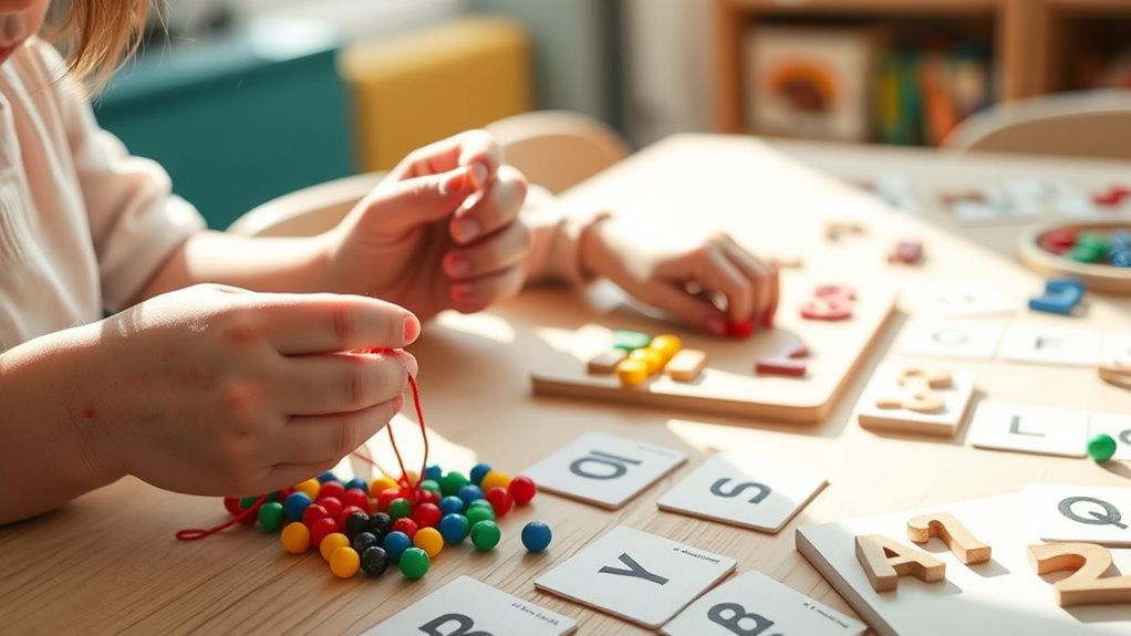 fine motor skills support literacy numeracy link